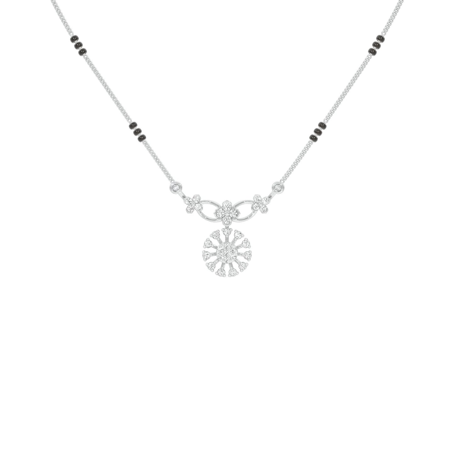 Tara Diamond Mangalsutra 18 KT / White Gold