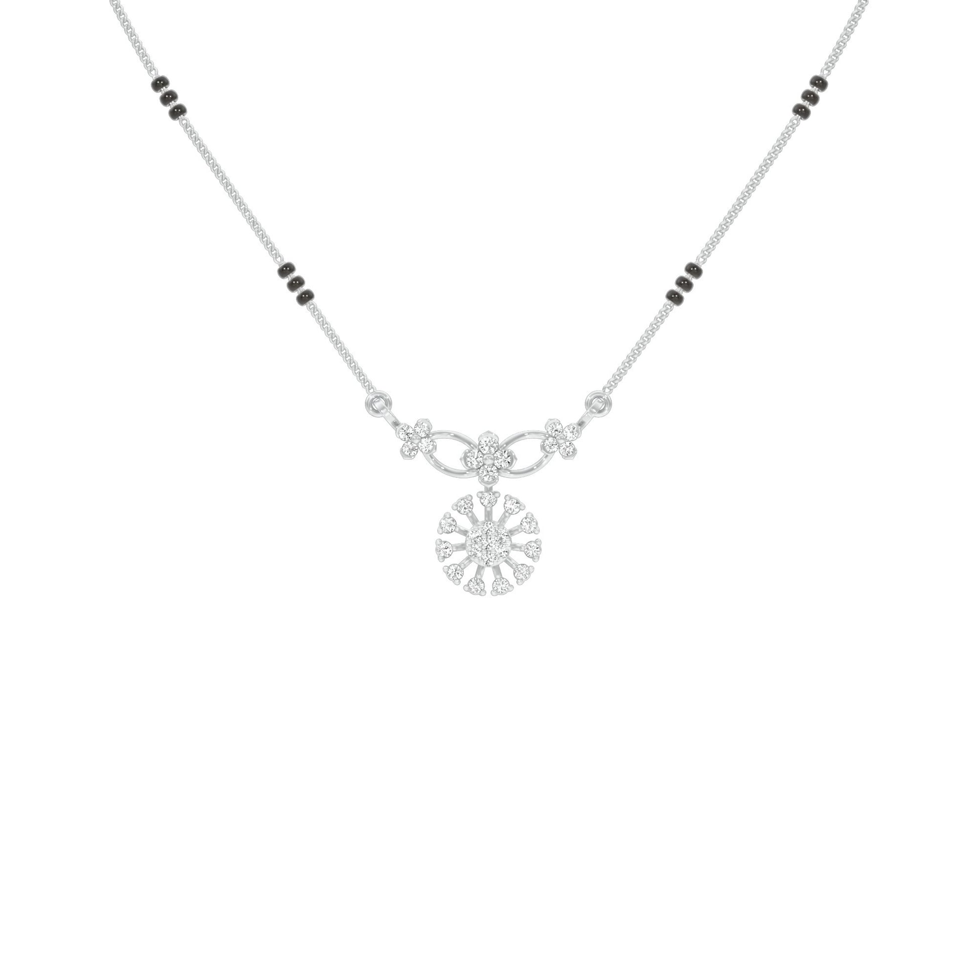 Tara Diamond Mangalsutra 18 KT / White Gold
