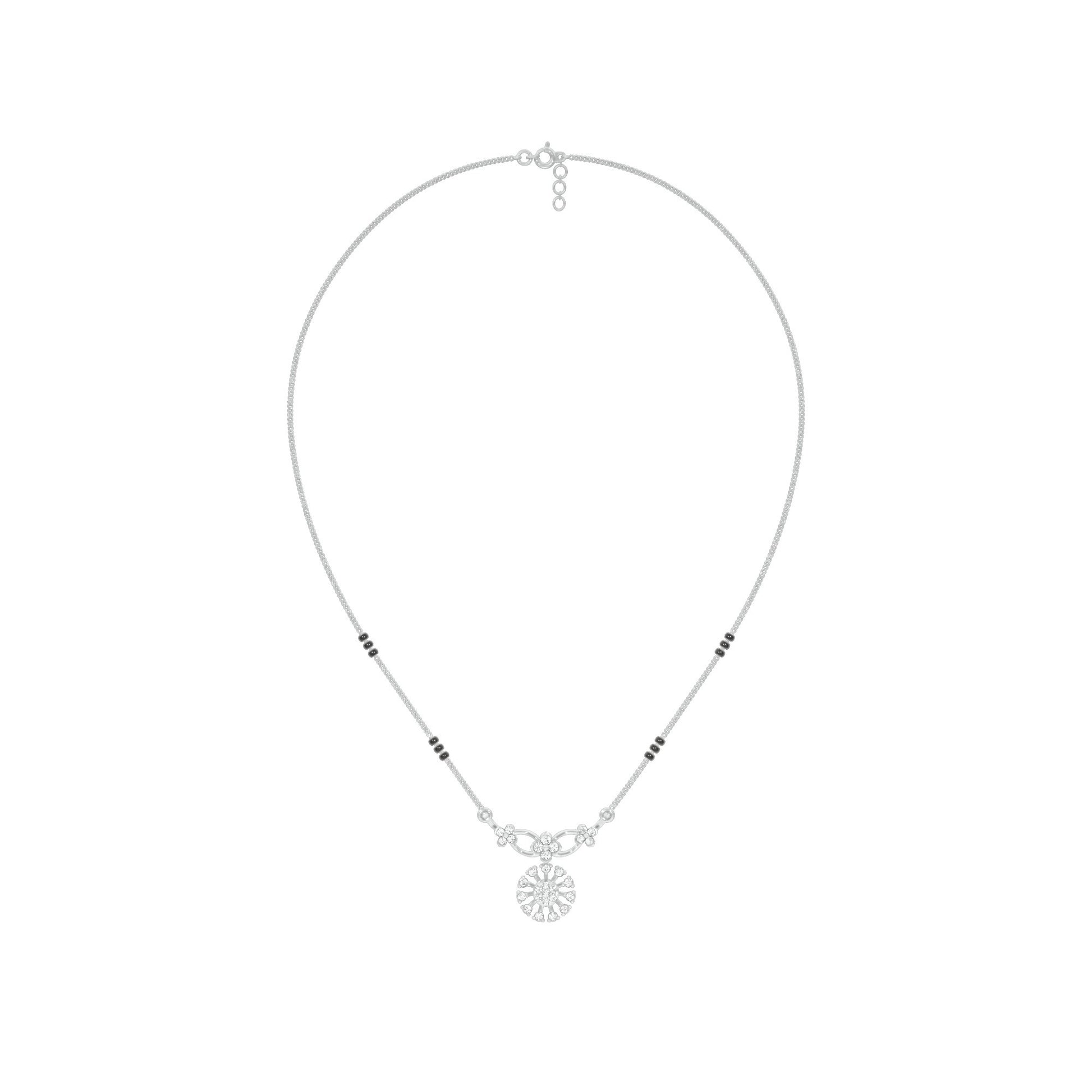Tara Diamond Mangalsutra 18 KT / White Gold