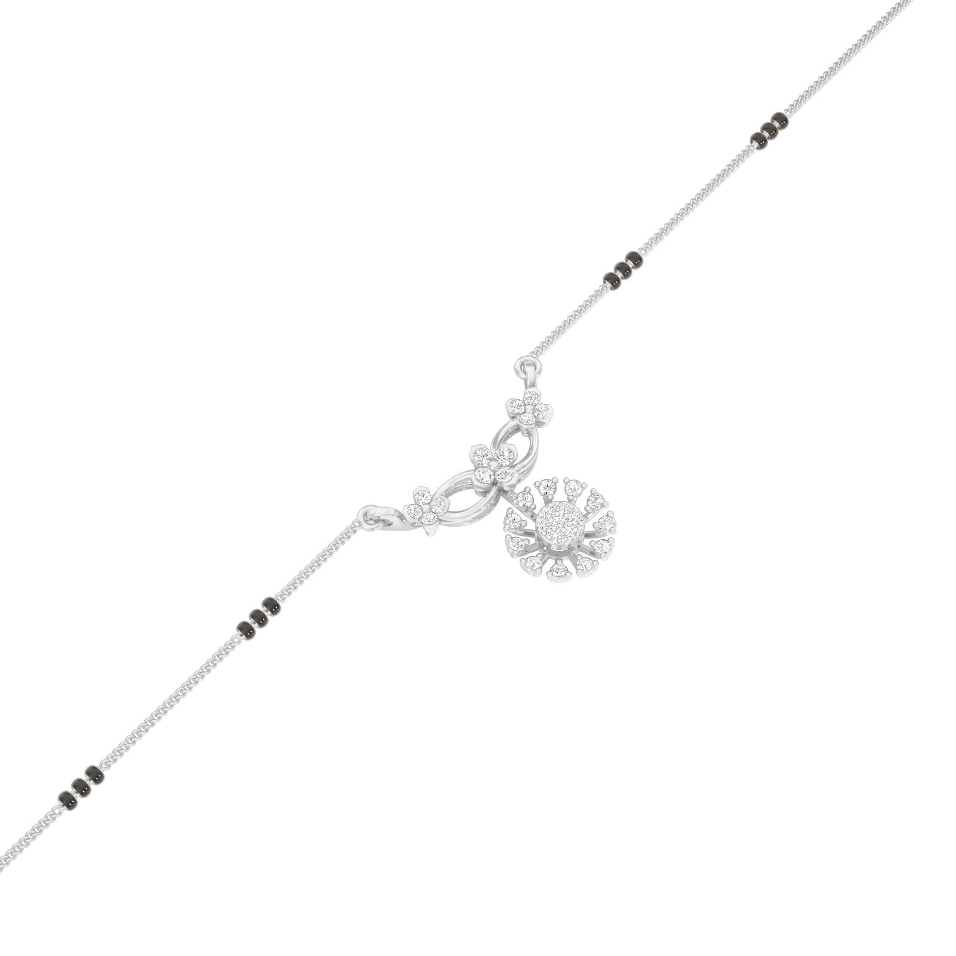 Tara Diamond Mangalsutra 18 KT / White Gold