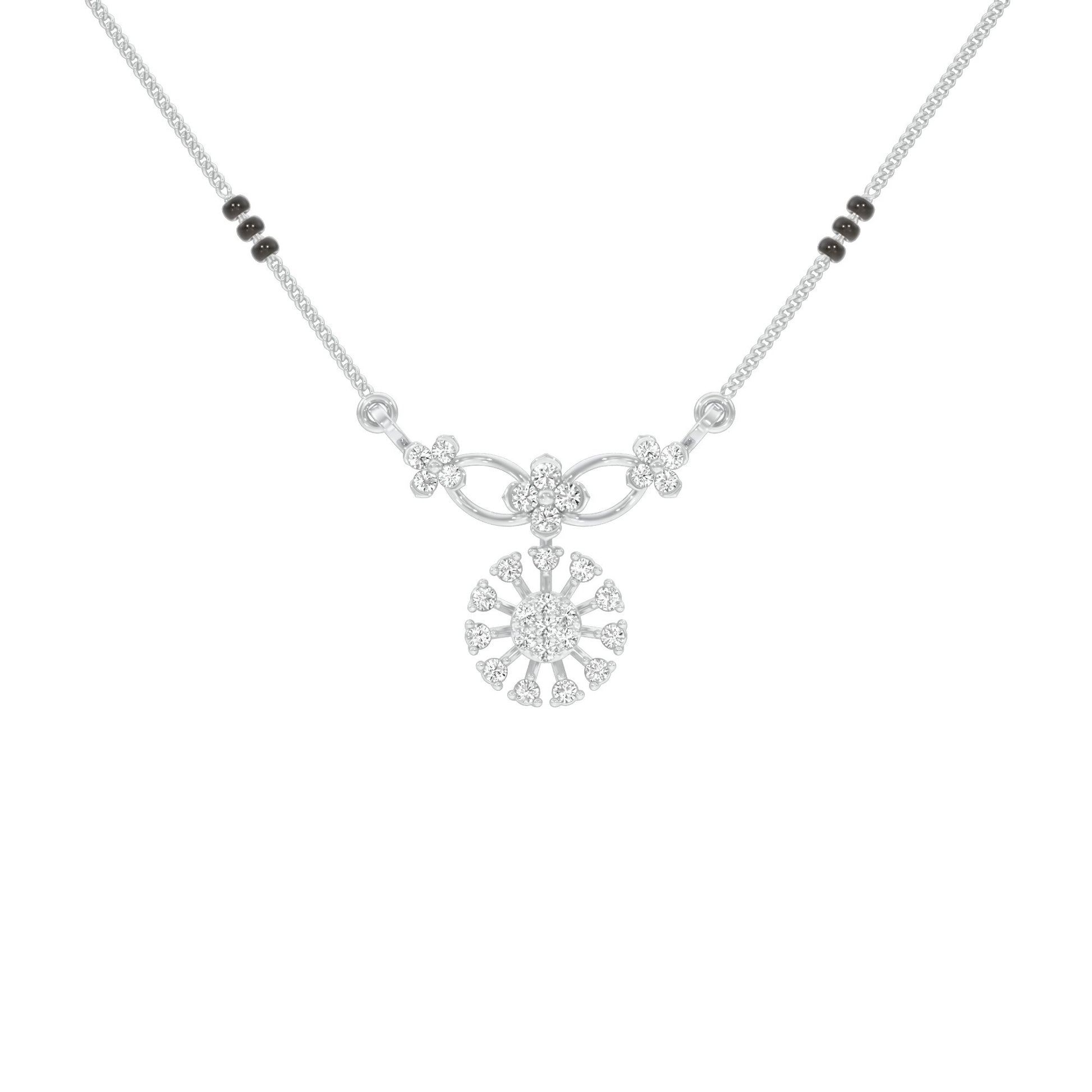 Tara Diamond Mangalsutra 18 KT / White Gold