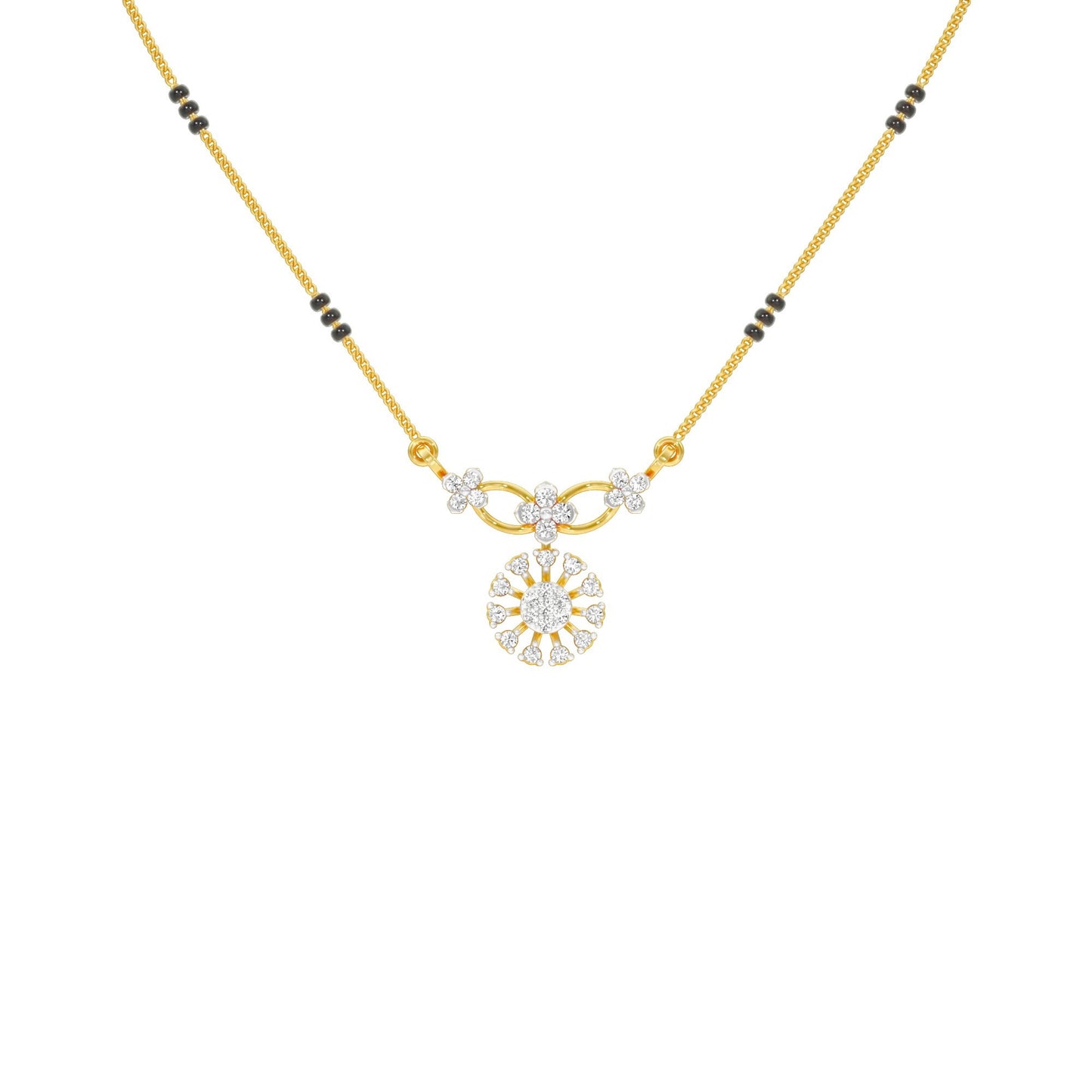 Tara Diamond Mangalsutra 18 KT / Yellow Gold