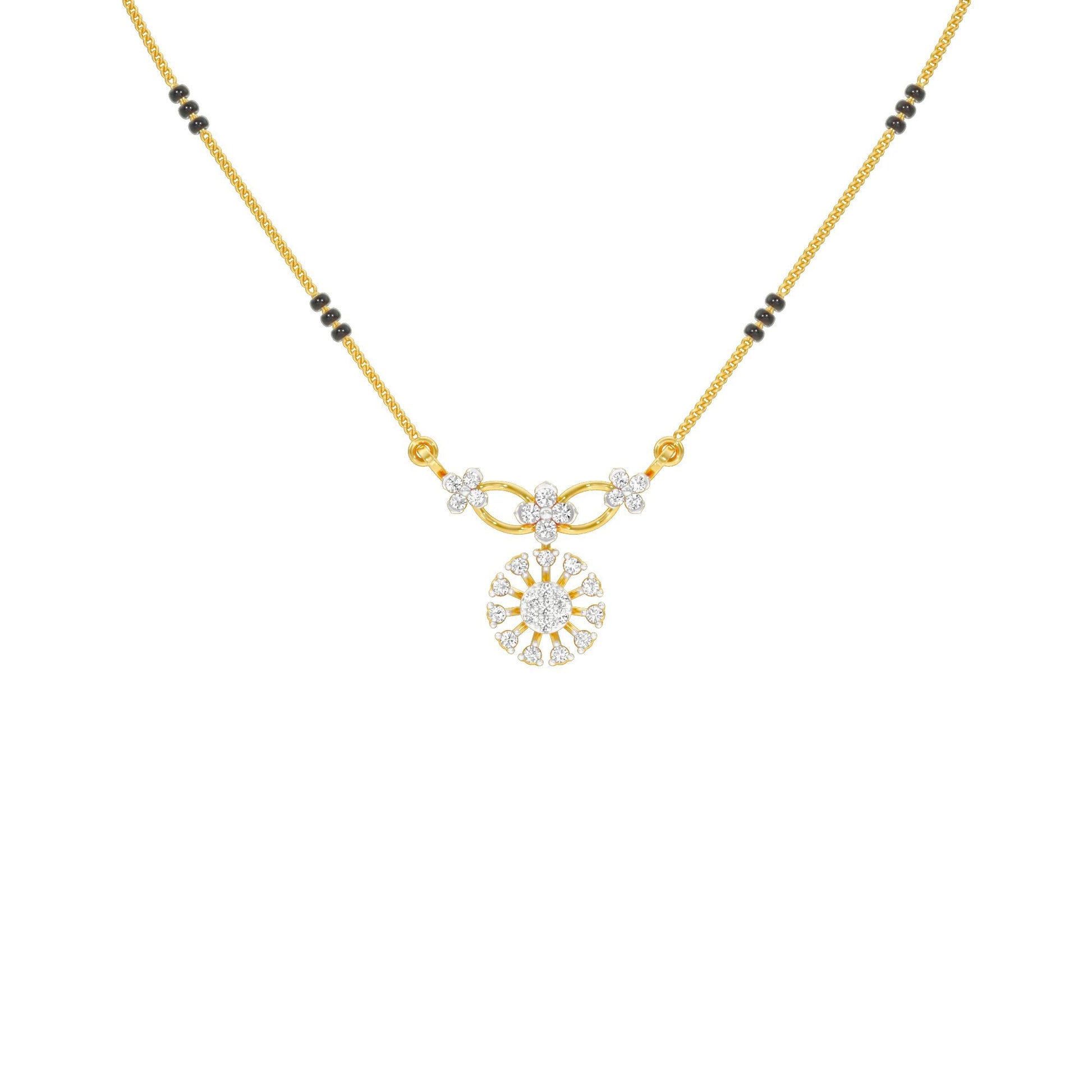 Tara Diamond Mangalsutra 18 KT / Yellow Gold