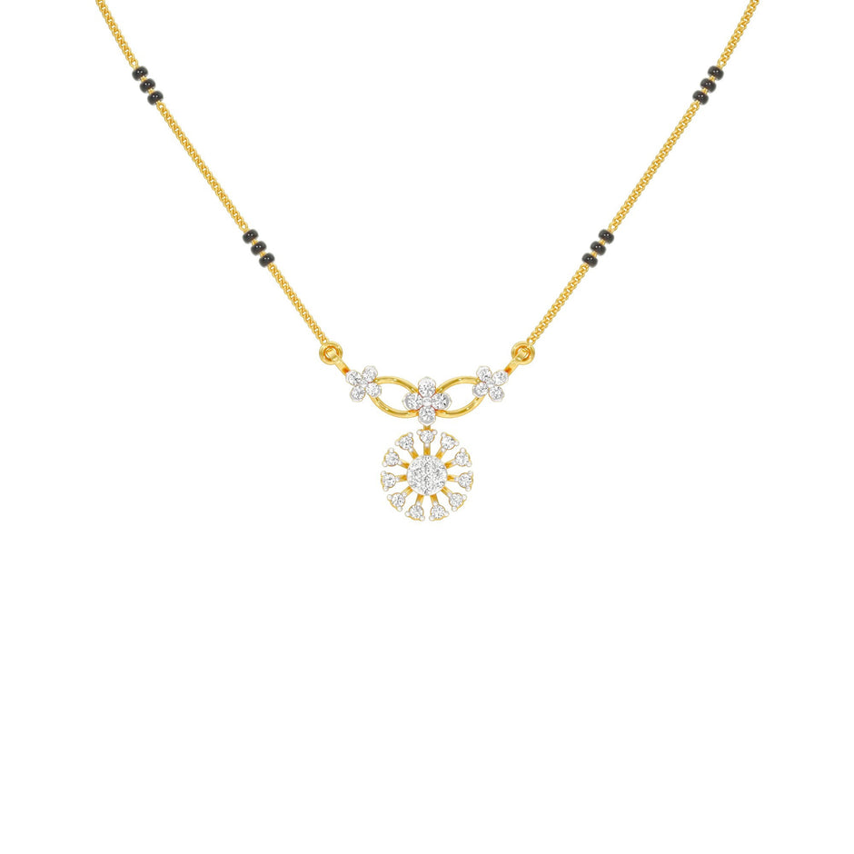 Tara Diamond Mangalsutra 18 KT / Yellow Gold