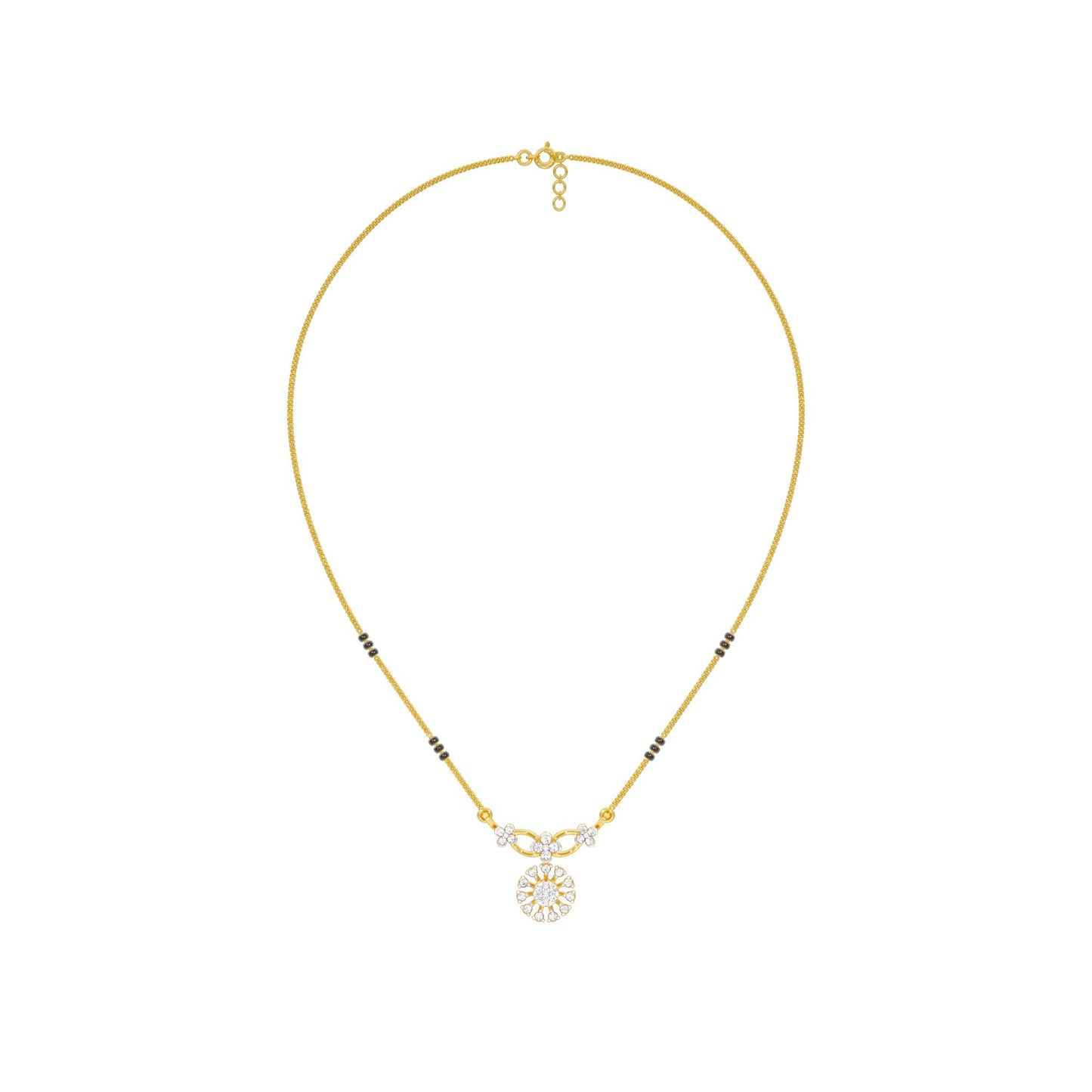 Tara Diamond Mangalsutra 18 KT / Yellow Gold