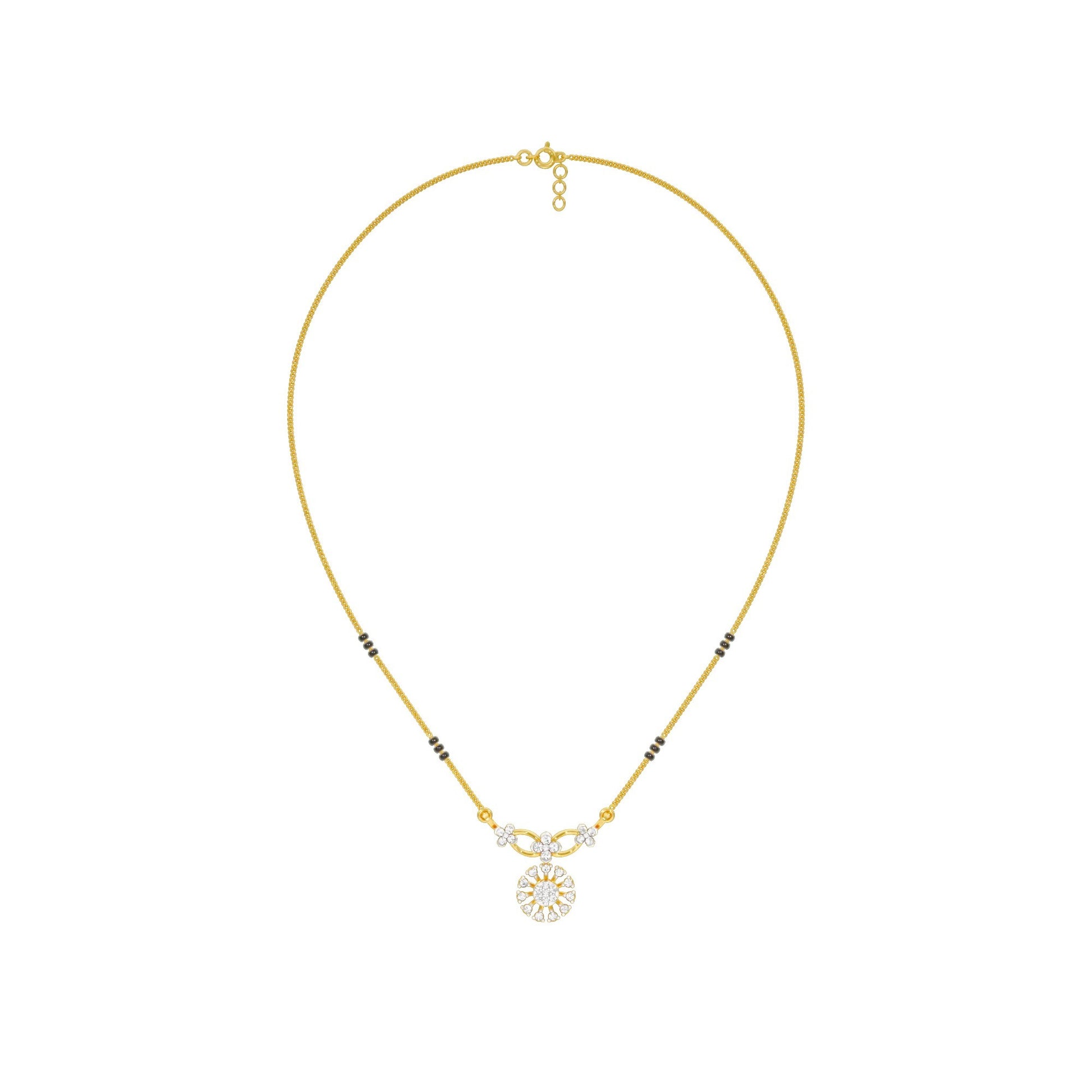 Tara Diamond Mangalsutra 18 KT / Yellow Gold