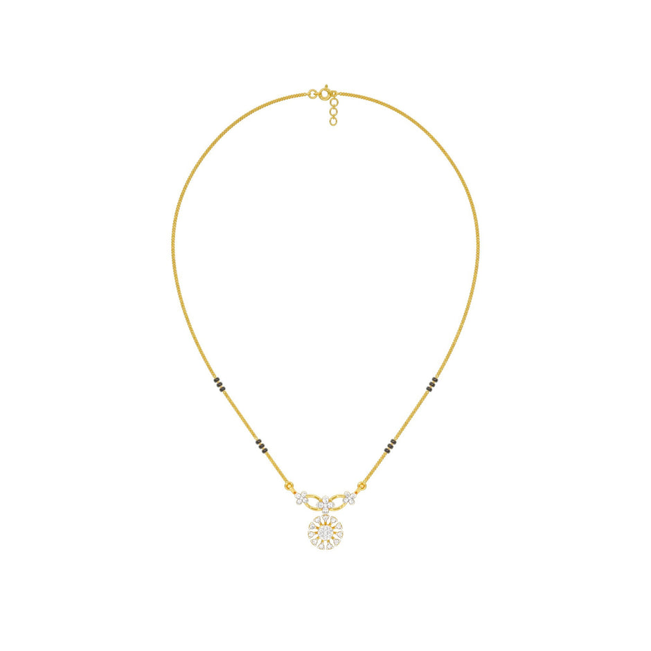 Tara Diamond Mangalsutra 18 KT / Yellow Gold