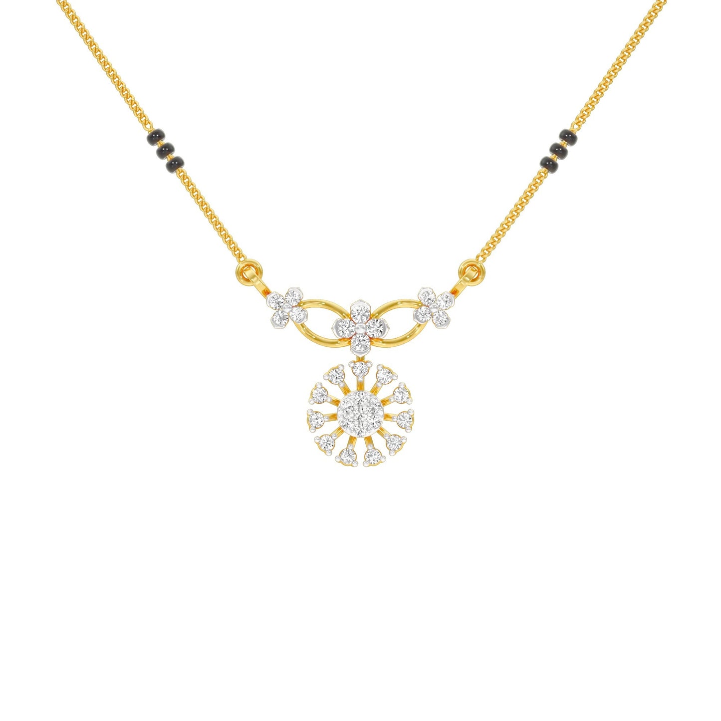 Tara Diamond Mangalsutra 18 KT / Yellow Gold