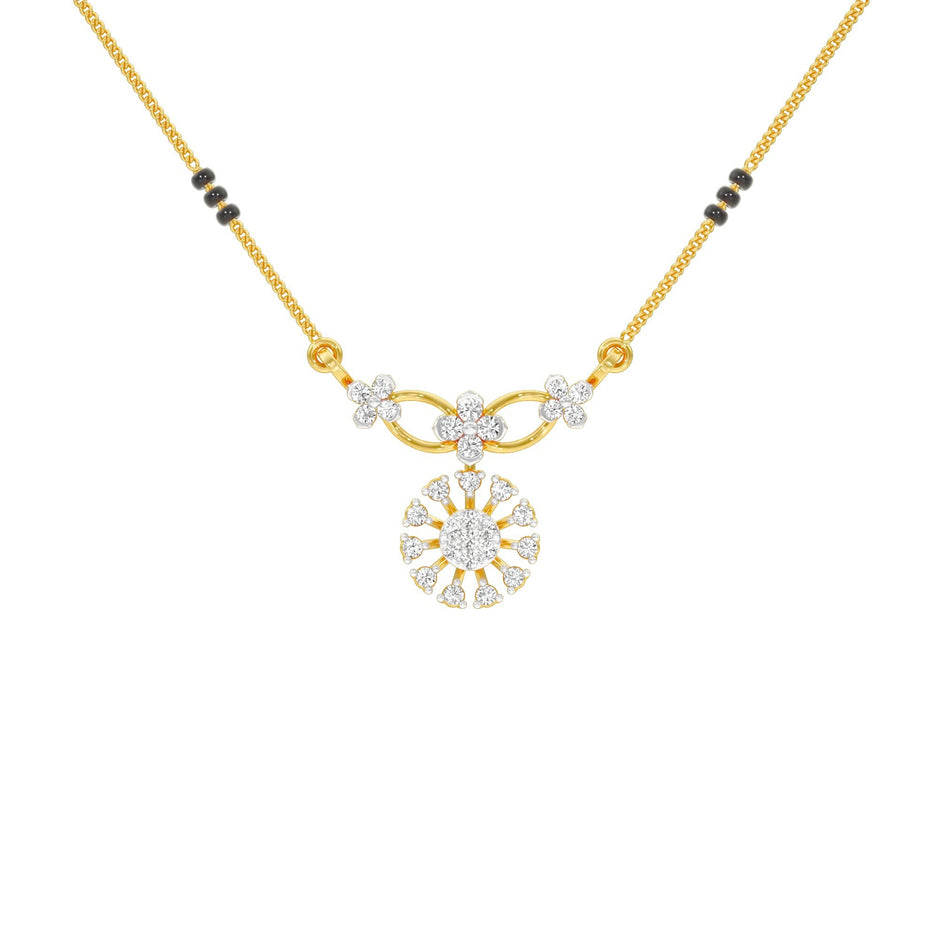 Tara Diamond Mangalsutra 18 KT / Yellow Gold
