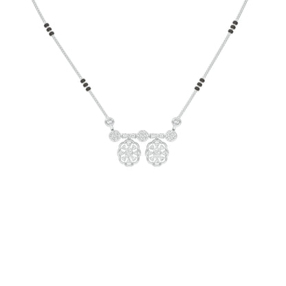 Dvita Diamond Mangalsutra 18 KT / White Gold