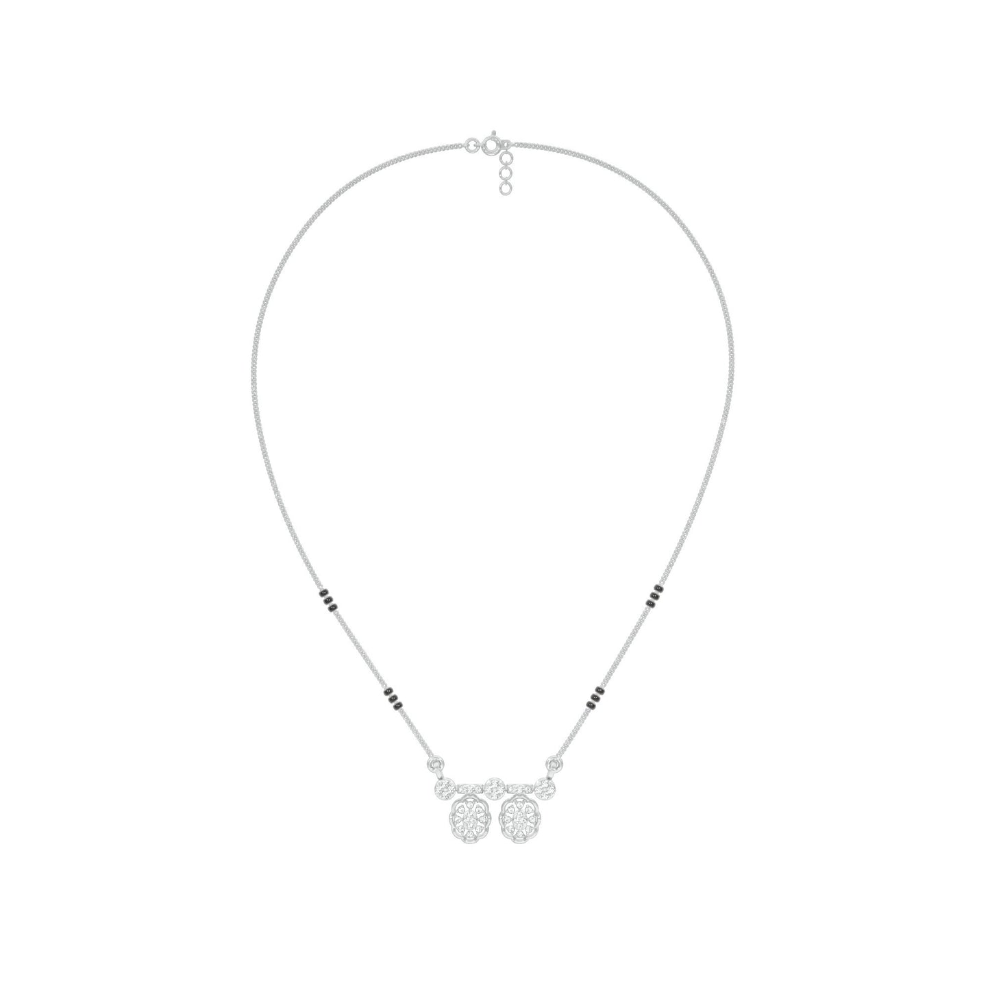 Dvita Diamond Mangalsutra 18 KT / White Gold