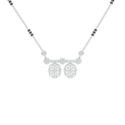 Dvita Diamond Mangalsutra 18 KT / White Gold