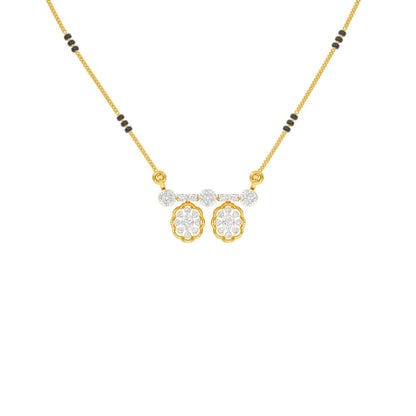 Dvita Diamond Mangalsutra 18 KT / Yellow Gold