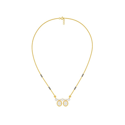 Dvita Diamond Mangalsutra 18 KT / Yellow Gold