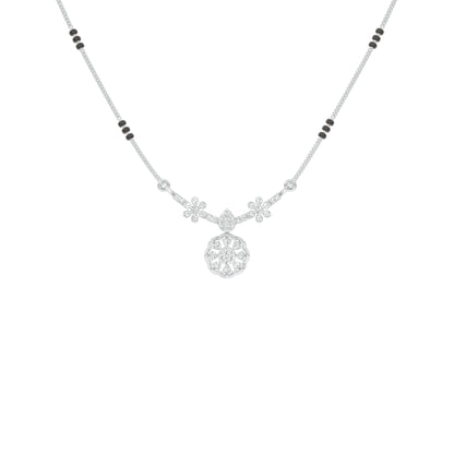 Saroj Spark Diamond Mangalsutra 18 KT / White Gold