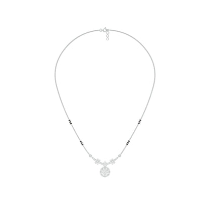 Saroj Spark Diamond Mangalsutra 18 KT / White Gold