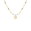 Saroj Spark Diamond Mangalsutra 18 KT / Yellow Gold