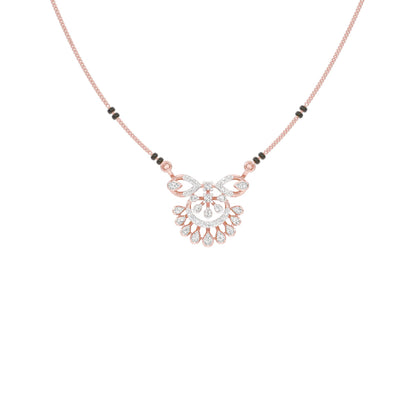 Bhavya Diamond Mangalsutra 18 KT / Rose Gold