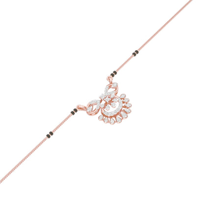 Bhavya Diamond Mangalsutra 18 KT / Rose Gold