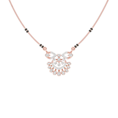 Bhavya Diamond Mangalsutra 18 KT / Rose Gold