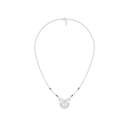 Bhavya Diamond Mangalsutra 18 KT / White Gold