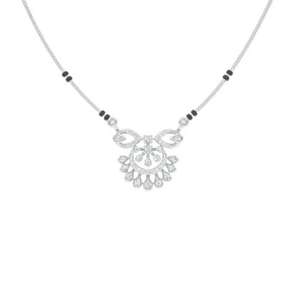 Bhavya Diamond Mangalsutra 18 KT / White Gold