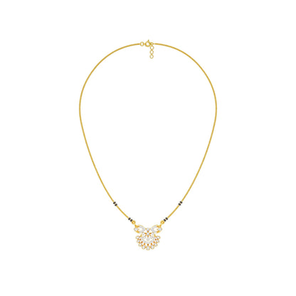 Bhavya Diamond Mangalsutra 18 KT / Yellow Gold