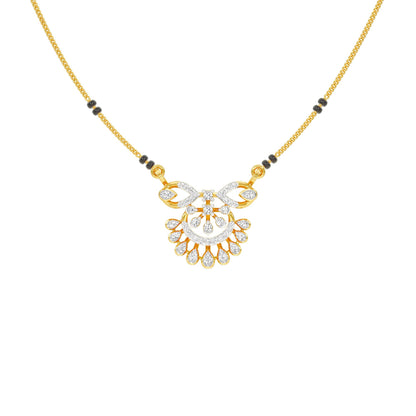 Bhavya Diamond Mangalsutra 18 KT / Yellow Gold
