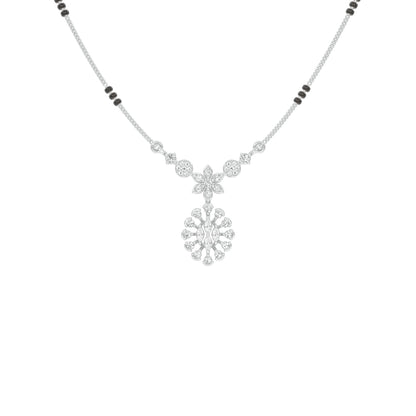 Dhrishti Diamond Mangalsutra 18 KT / White Gold