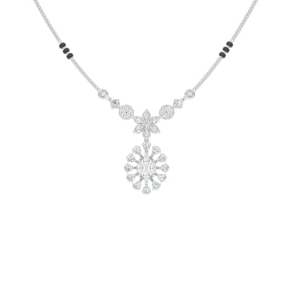 Dhrishti Diamond Mangalsutra 18 KT / White Gold