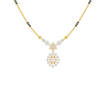 Dhrishti Diamond Mangalsutra 18 KT / Yellow Gold