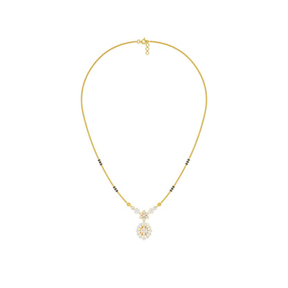 Dhrishti Diamond Mangalsutra 18 KT / Yellow Gold