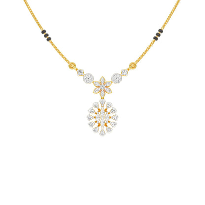 Dhrishti Diamond Mangalsutra 18 KT / Yellow Gold
