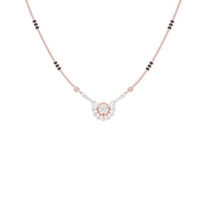 Jyoti Diamond Mangalsutra 18 KT / Rose Gold