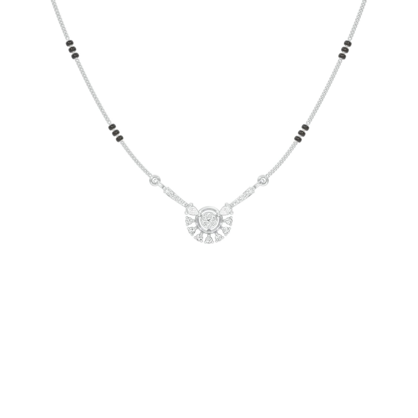 Jyoti Diamond Mangalsutra 18 KT / White Gold