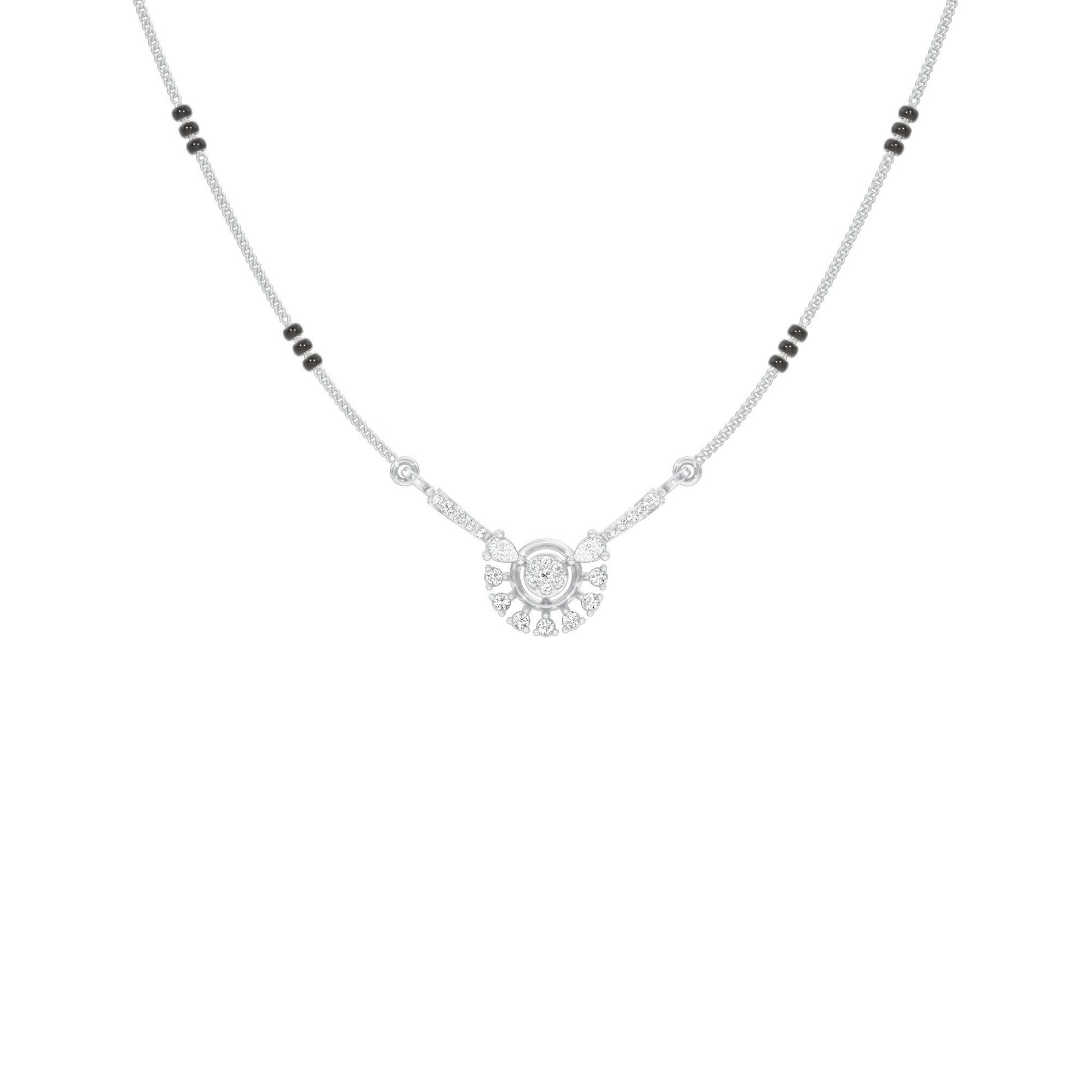 Jyoti Diamond Mangalsutra 18 KT / White Gold