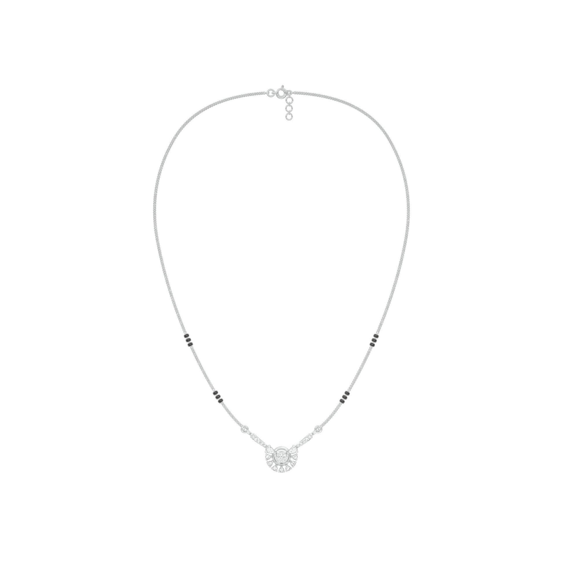 Jyoti Diamond Mangalsutra 18 KT / White Gold