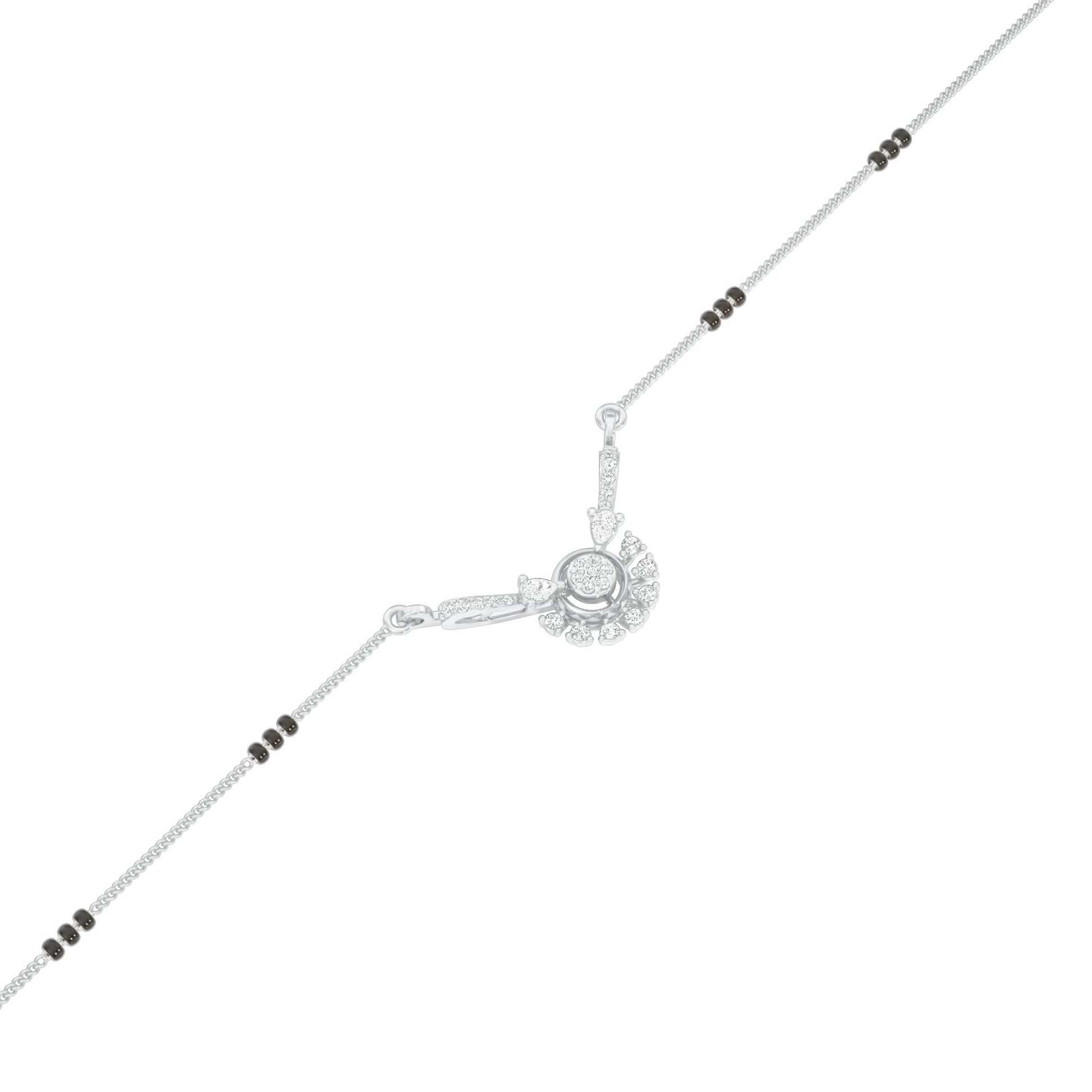 Jyoti Diamond Mangalsutra 18 KT / White Gold