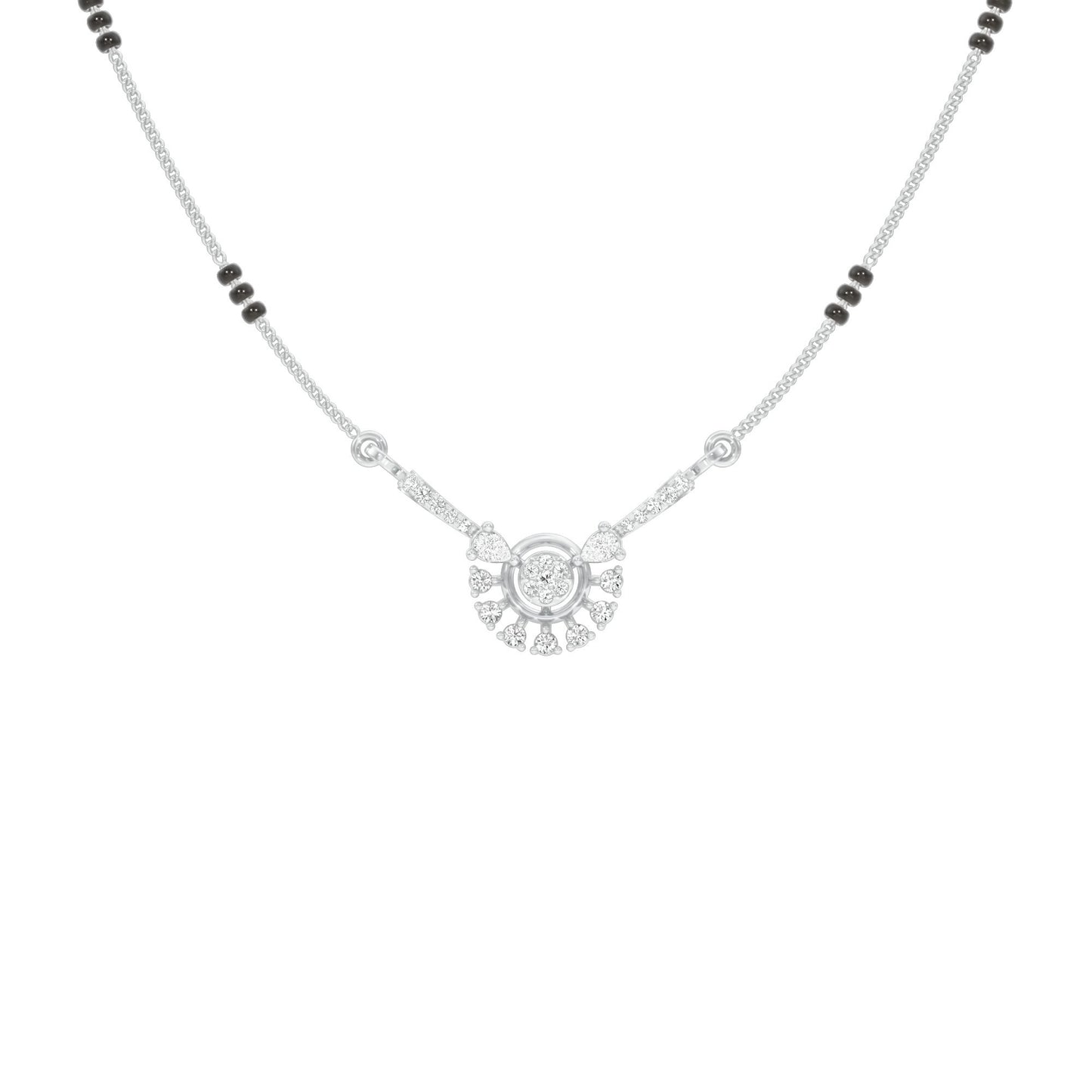 Jyoti Diamond Mangalsutra 18 KT / White Gold