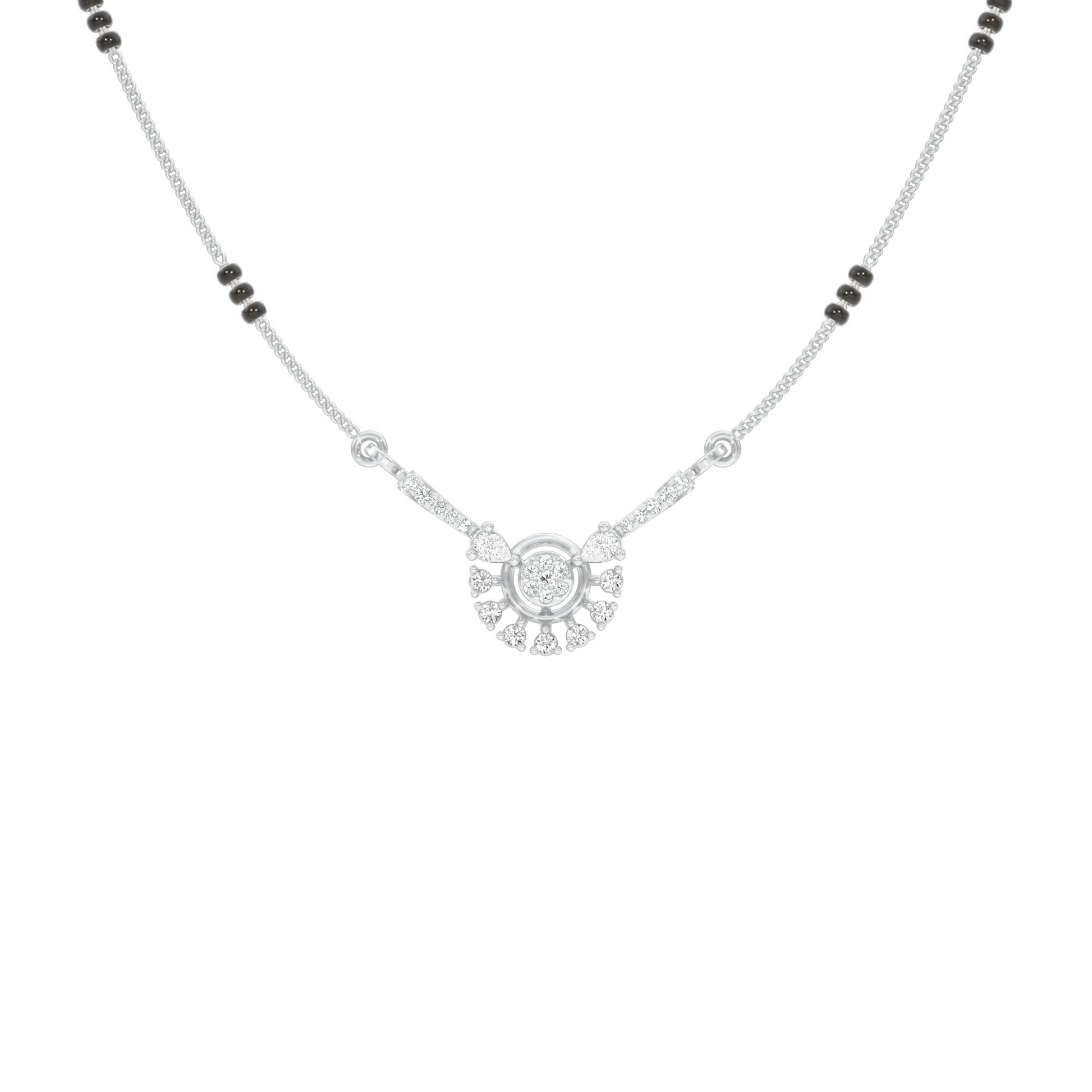 Jyoti Diamond Mangalsutra 18 KT / White Gold
