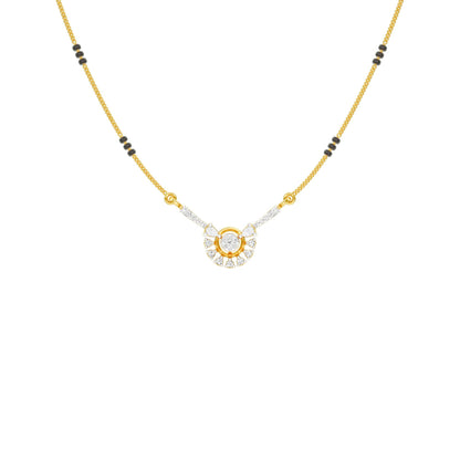 Jyoti Diamond Mangalsutra 18 KT / Yellow Gold