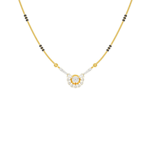 Jyoti Diamond Mangalsutra 18 KT / Yellow Gold