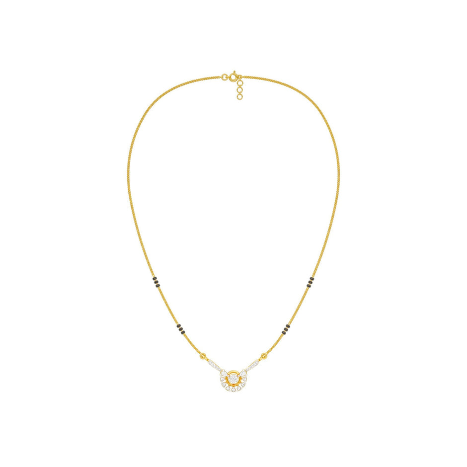 Jyoti Diamond Mangalsutra 18 KT / Yellow Gold