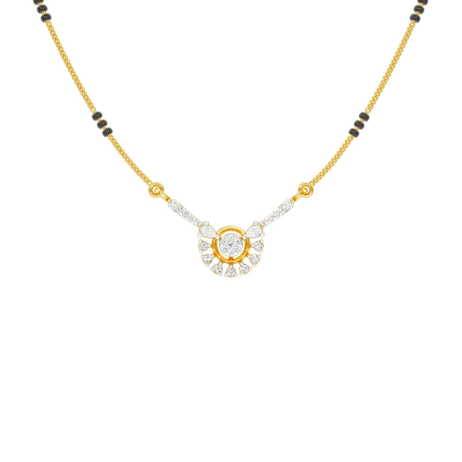 Jyoti Diamond Mangalsutra 18 KT / Yellow Gold