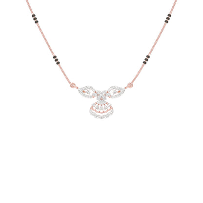 Teja Diamond Mangalsutra 18 KT / Rose Gold
