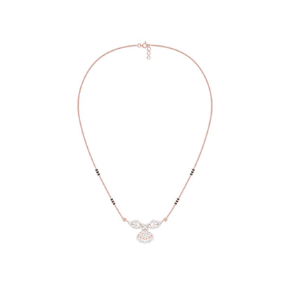 Teja Diamond Mangalsutra 18 KT / Rose Gold