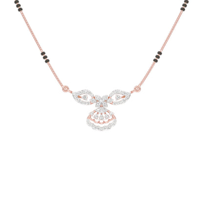 Teja Diamond Mangalsutra 18 KT / Rose Gold