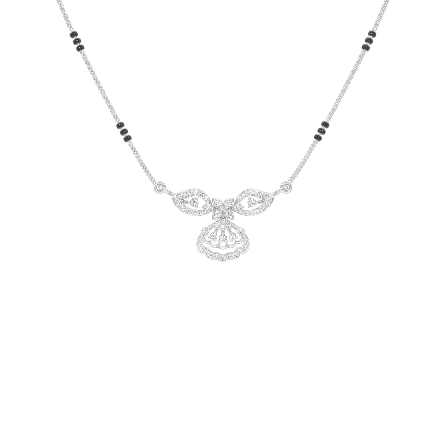 Teja Diamond Mangalsutra 18 KT / White Gold