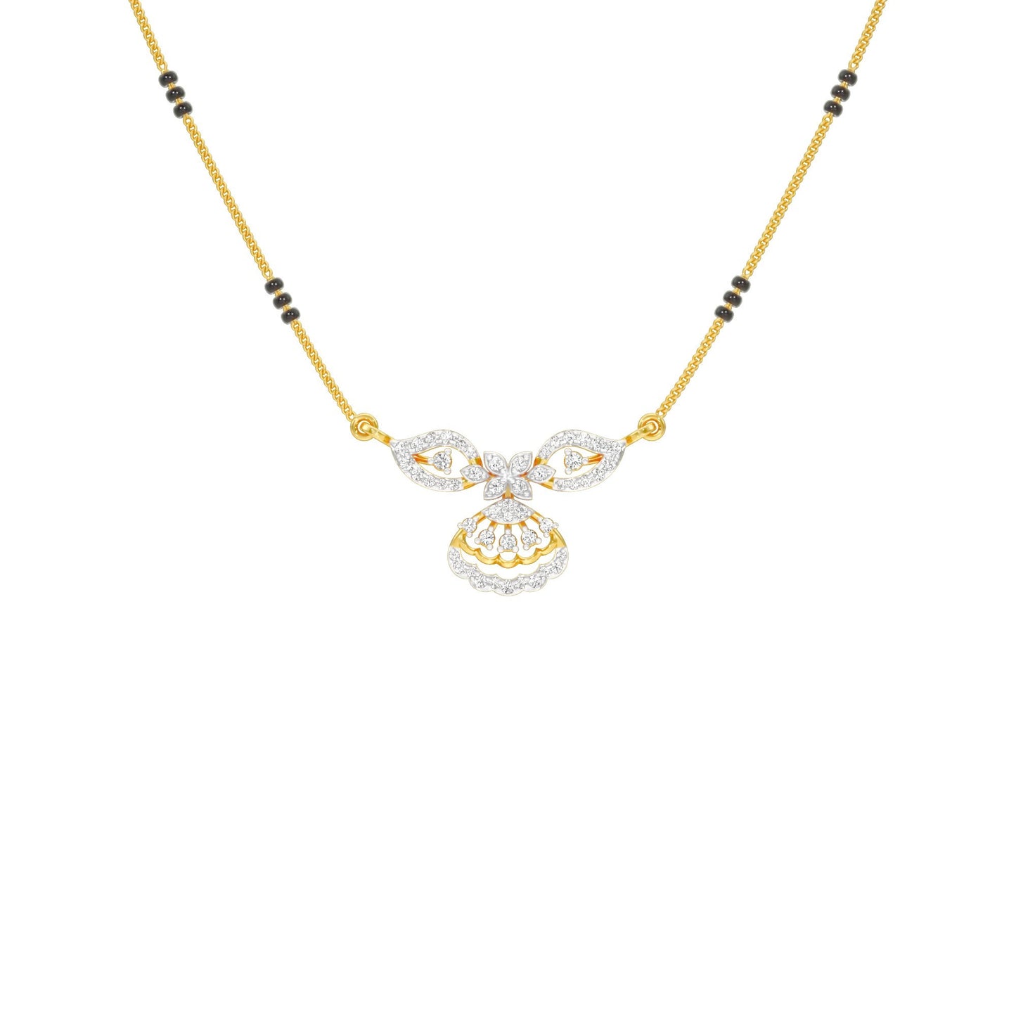 Teja Diamond Mangalsutra 18 KT / Yellow Gold