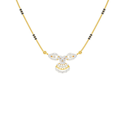 Teja Diamond Mangalsutra 18 KT / Yellow Gold
